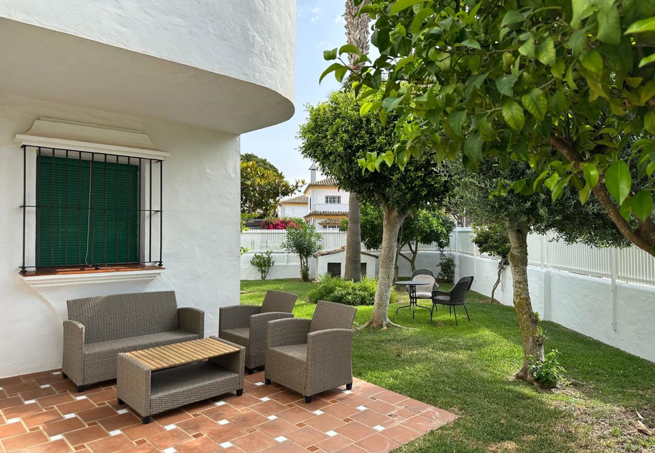 Apartamento en Chiclana de la Frontera - Punto Mágico, apartamento con jardín